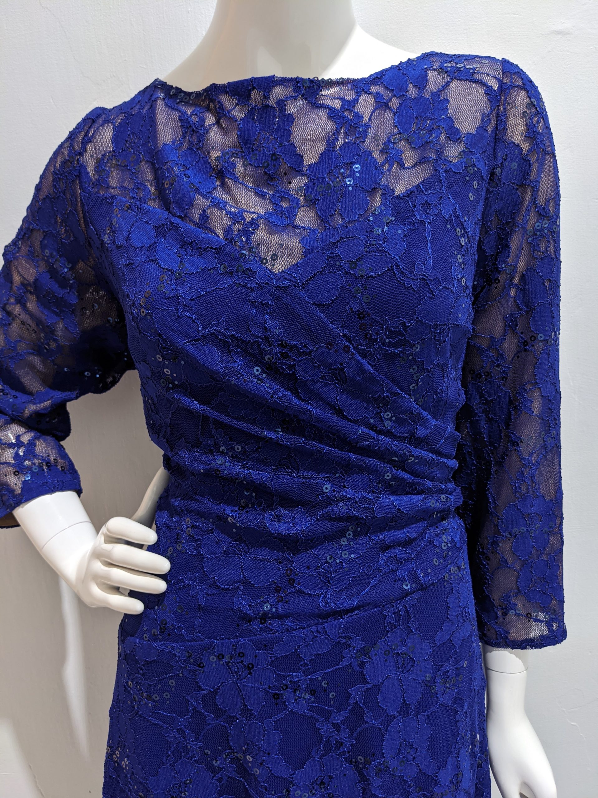 Ralph Lauren royal blue lace dress | Listittt.com