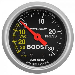 Auto Meter Boost / Vac Gauge 2 1/16"