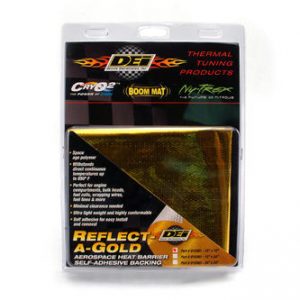 Design Engineeering Design Engineering 010393 Reflect-A-GOLD High-Temperature Heat Reflective Adhesive Backed Sheet, 24" x 24" Sheet