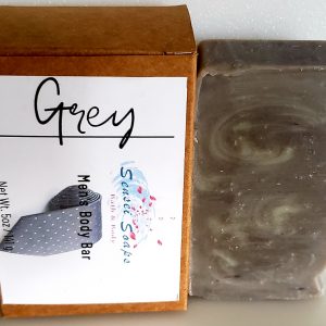 Grey Men's Soap Bar
