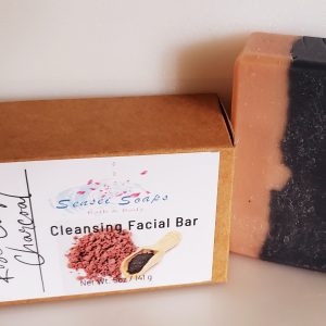 Rose Clay and Charcoal Facial Bar