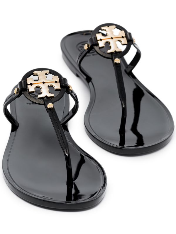 The Tory Burch jelly slides are basically adult jelly sandals