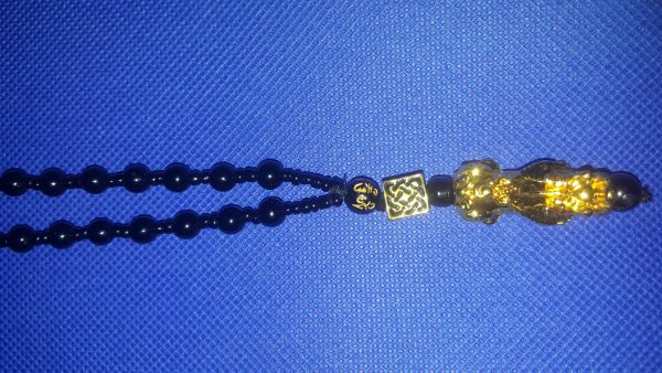 Black Obsidian Pixu Wealth Necklace