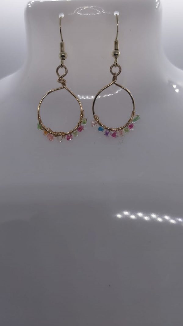 Multicolor Hoop Earrings