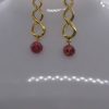 Decorative Red Ruby Stone Earring