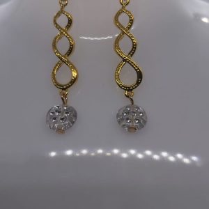 Decorative Clear Crystal Stone Earring
