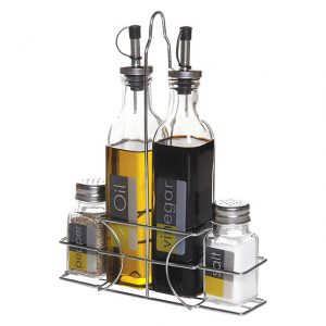 GIBSON GENERAL STORE 5PC CONDIMENT COMBO SET