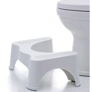 Generic Plastic Toilet Stool White
