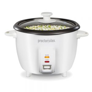 10 cup capacity, (white) rice cooker, food steamer
