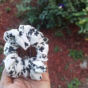 Cookies and cream scrunchie